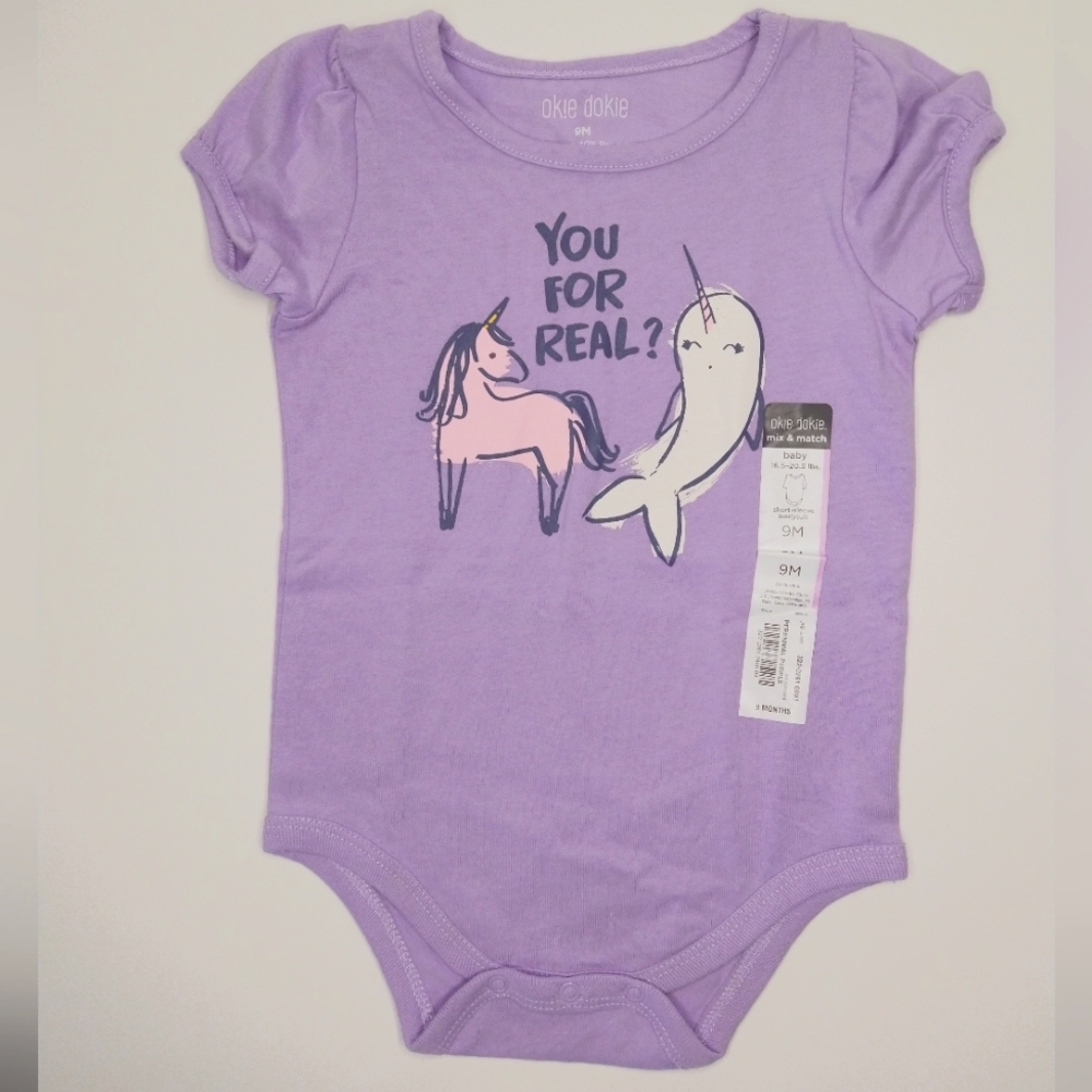 Okie Dokie Baby Girls Bodysuit
